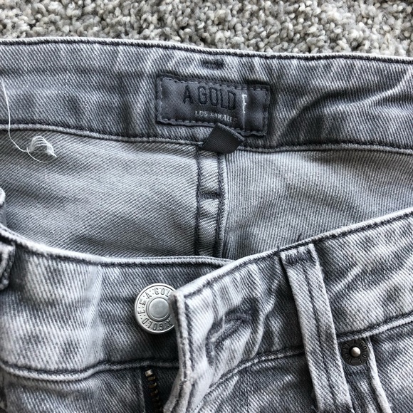 AGolde grey distressed jeans - Picture 7 of 7